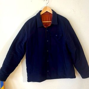 Outerknown Lost Coast Moleskin water-resistant reversible shirt jacket